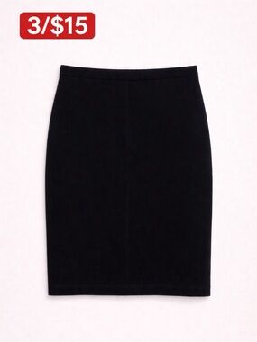 A New Day Skirt Size 6 Pencil High Waisted Stretch Navy Workwear 3/$15